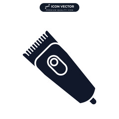 hair clipper icon symbol template for graphic and web design collection logo vector illustration