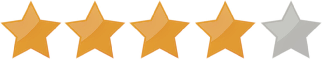 Star rating illustration , customer ranking