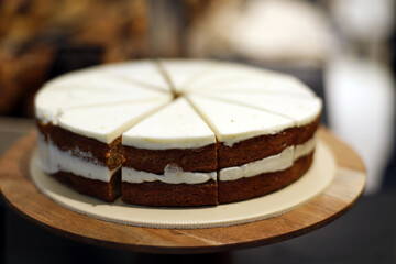 pastel de tarta de zanahoria