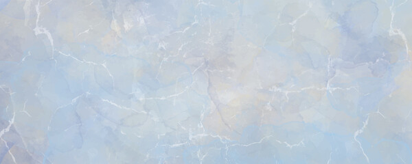 Vector watercolor art background. Marble. Stone. Blue watercolour texture for cards, flyers, poster, banner. Stucco. Wall. Сracks. Brushstrokes and splashes. Painted template for design.