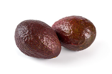 Avocado, isolated on white background.