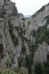 Les Gorges de Galamus dans les Pyrénées Orientales