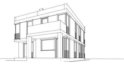 house on white