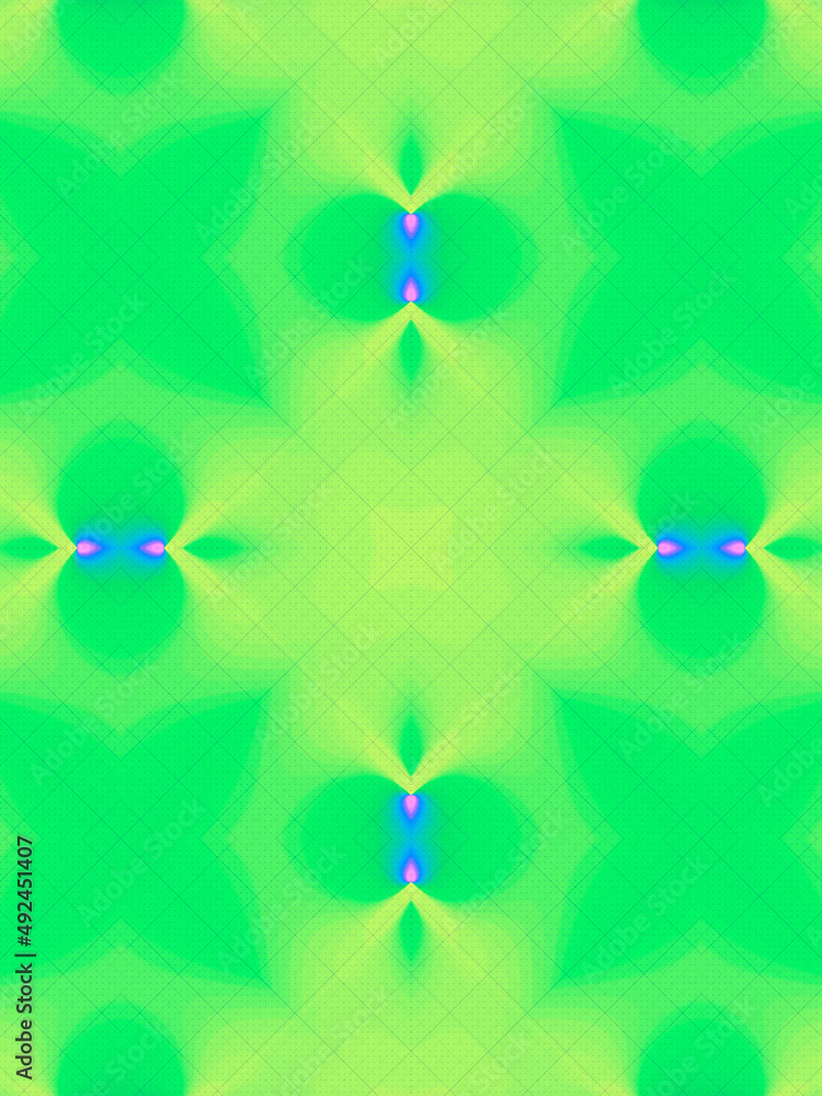 Aufkleber pattern of glowing neon stripes. modern geometric abstract style. contemporary art. 3d rendering dig