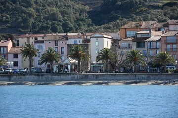 Fototapeta na wymiar Vue de Collioure, dans les Pyrénées Orientales