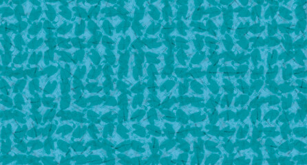 blue background with turquose brush strokes acrylic watercolor abstraction