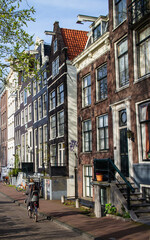 Fototapeta na wymiar Amsterdam's streets, Netherlands
