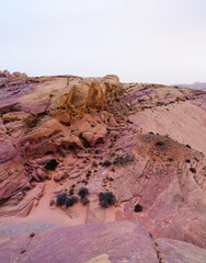 Colourful rocks in Valley of Fire Nevada State Park