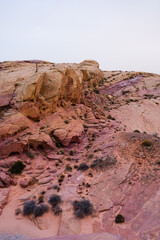 Colourful rocks in Valley of Fire Nevada State Park