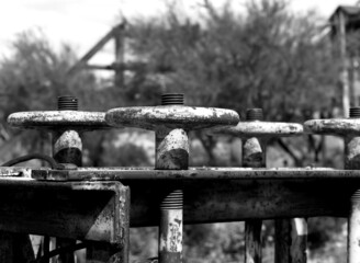 Old Antique Adjustable Bolts