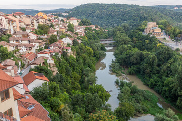 Obraz premium View of Veliko Tarnovo town, Bulgaria