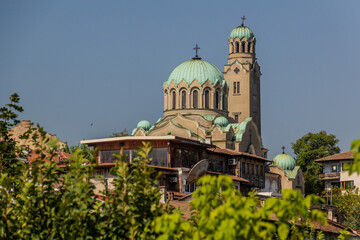 Fototapeta na wymiar Nativity of Mary Church in Veliko Tarnovo, Bulgaria