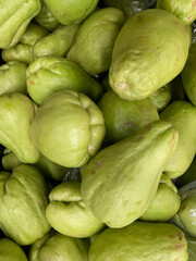 Chayote for sale in the market