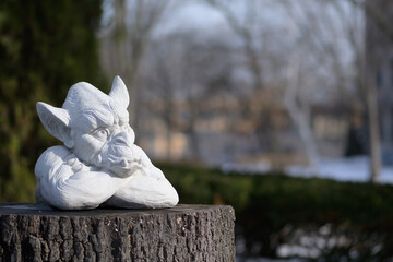 Photo Of A Gargoyle At The Learning Area of The Child Led Preschool Detroit MI