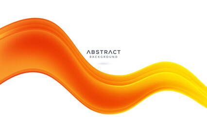 Orange wavy background