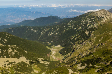 Vlahinski river valley in Pirin mountains, Bulgaria