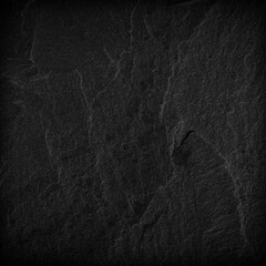 Dark grey black slate background or texture.
