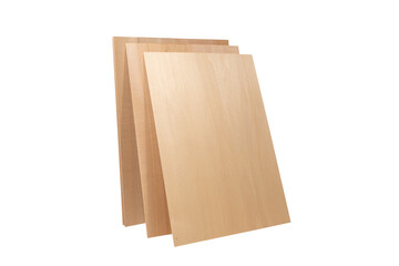 Naklejka na ściany i meble wooden boards isolated on white background for model