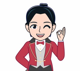 マジシャンの女性