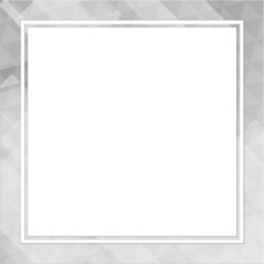 モザイクガラスのような銀色の額縁フレーム	
