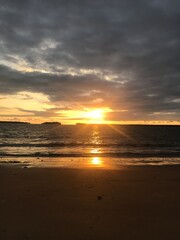 Obraz premium sunset on the sea