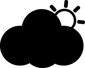 Obraz premium vector cloudy icon. sign design.eps