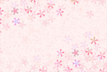 Obraz na płótnie Canvas 桜　和柄　水彩　背景