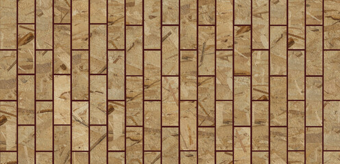 Plywood tiles background panorama pattern