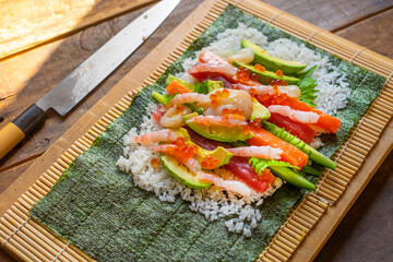 太巻き寿司作り