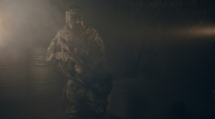 Fighter with a crossbow. Apocalypse