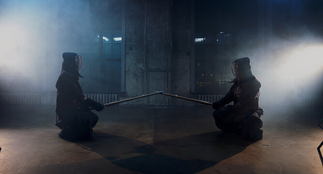 kendo duel, indoor fighters