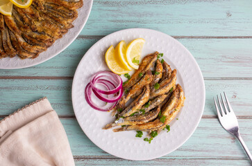 Fried Anchovies (Turkish Name: Hamsi Tava)