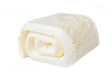 Turkish creamy dairy product. Clotted cream (butter cream) for Turkish breakfast with glass of...