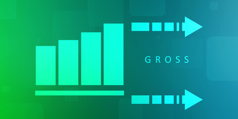 Naklejka premium 2d rendering Stock market online business concept. business Graph 