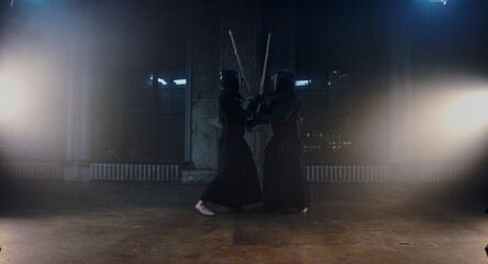 kendo duel, indoor fighters