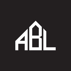 ABL letter logo design on black background. ABL creative initials letter logo concept. ABL letter design. 
