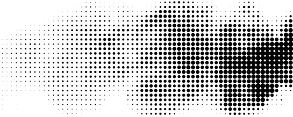 black and white background with halftone dots