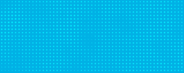 blue background with halftone dots