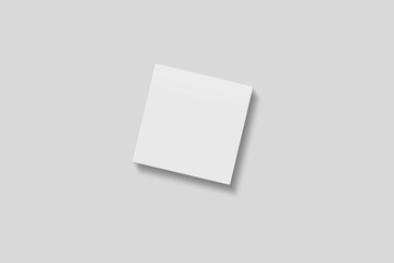 Blank Paper for Mockup. 3D Render.