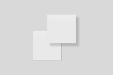 Blank Paper for Mockup. 3D Render.