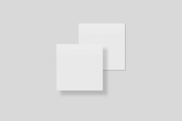 Fototapeta premium Blank Paper for Mockup. 3D Render.