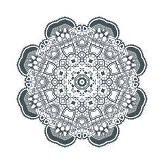 beautiful line art mandala design