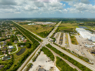 Industrial to residential landscape in Fort Pierce FL