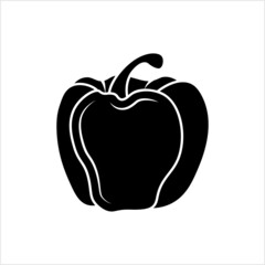 Capsicum Icon, Pepper Icon, Bell Pepper Icon