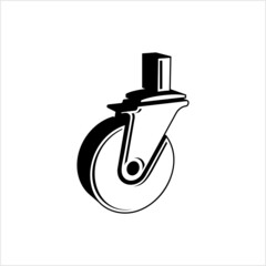 Caster Wheel Icon, Multipurpose Wheel