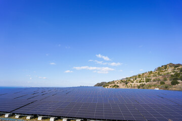 巨大な太陽光発電所