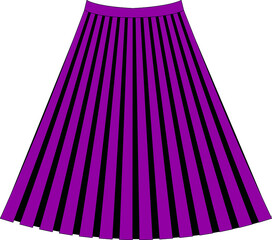 Skirt Vector illustration. skirt image or clip art. women skirt.