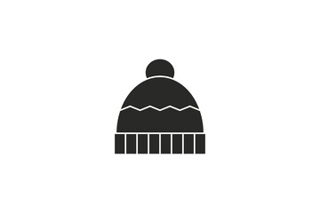 Winter hat icon. Vector illustration.