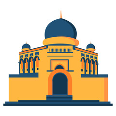 Mosque, building, Ramadan Kareem design