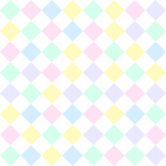 Argyle pattern seamless background. Vector illustration.	